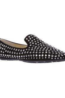 Jimmy Choo Wheel Studded Loafer - Lyst