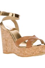Jimmy Choo Papyrus Wedge Sandal