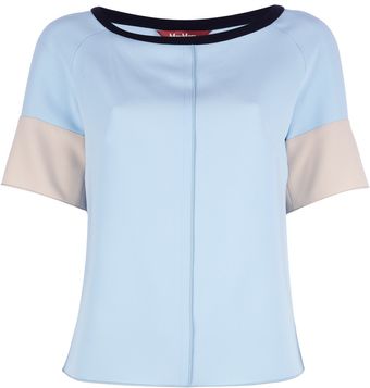 Max Mara Studio Colour Block Top - Lyst