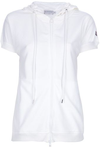 Moncler Short Sleeve Cardigan - Lyst
