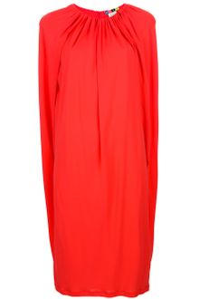 MSGM Caped Boxy Dress - Lyst