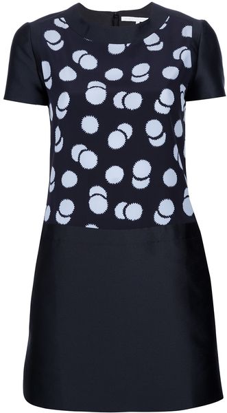 Victoria Beckham Polka Dot Shift Dress - Lyst
