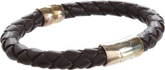 Bottega Veneta Intrecciato Leather Bracelet - Lyst