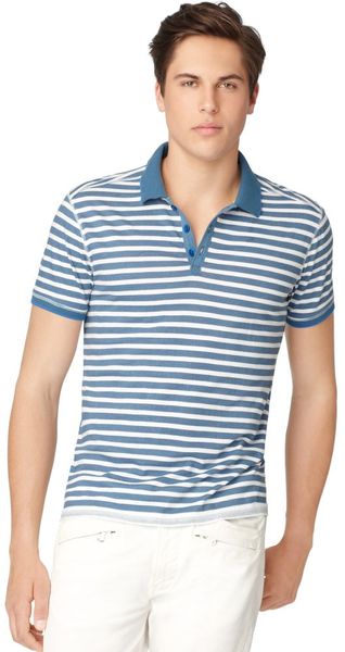 Calvin Klein Jeans Stripe Polo Shirt - Lyst