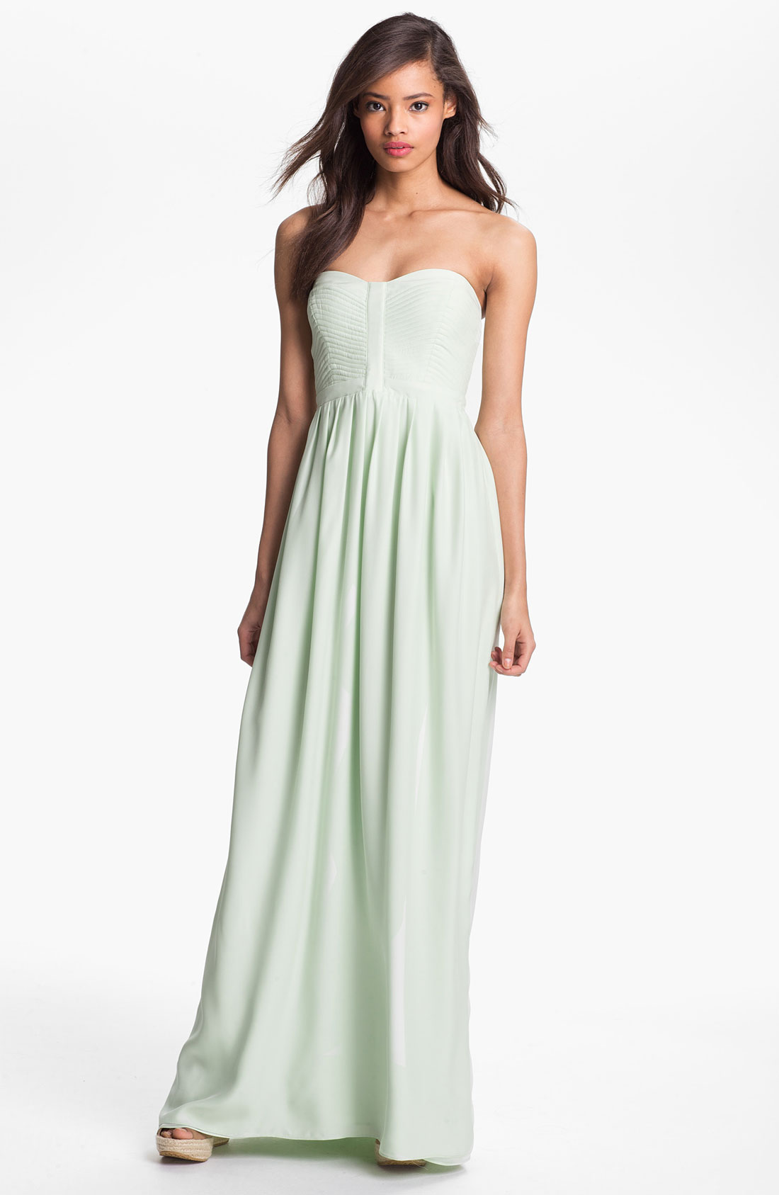silk maxi gown
