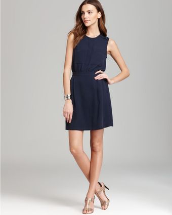 Theory Silk Dress Perla - Lyst