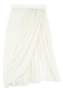 Giambattista Valli Garza Seta Drape Skirt - Lyst