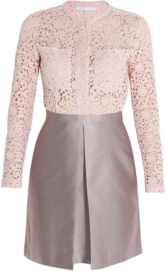 Victoria, Victoria Beckham Lace and Jacquard Dress - Lyst