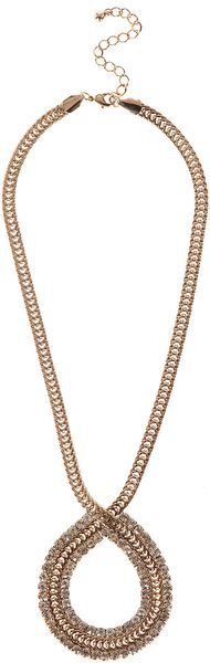 Coast Gold Coil Necklace - Lyst