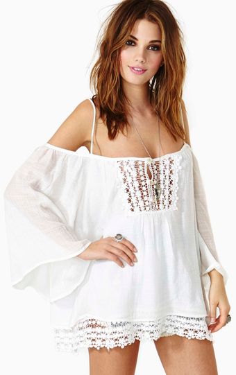 Nasty Gal Open Road Crochet Top - Lyst