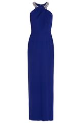 Raoul Floral Bead Neck Gown