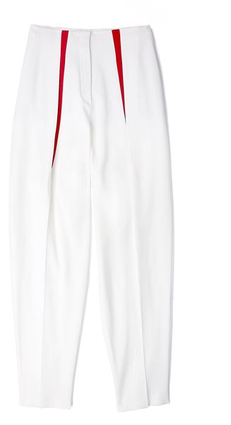Sportmax Pio Tailored Slouchy Trousers with Front Panels - Lyst