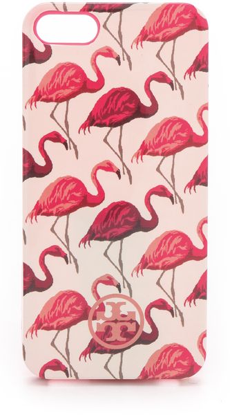 Tory Burch Flamingo Softshell Iphone 5 Case - Lyst