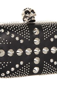 Alexander McQueen Classic Skull Box Clutch - Lyst