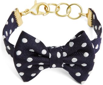 Brooks Brothers Polkadot Bowtie Bracelet - Lyst