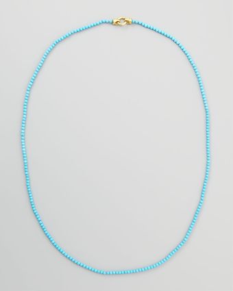 Elizabeth Locke  Bead Necklace - Lyst