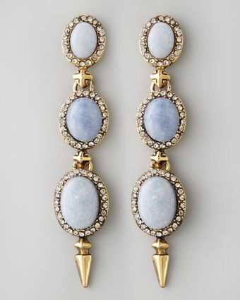 House Of Harlow Blue Star Drop Earrings - Lyst