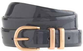 J.Crew Paintedenamel Patent Leather Belt - Lyst