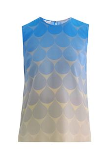 Jonathan Saunders Creighton Teardrop Silk Top - Lyst