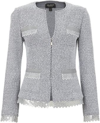 St. John Eden Tweed Jacket - Lyst