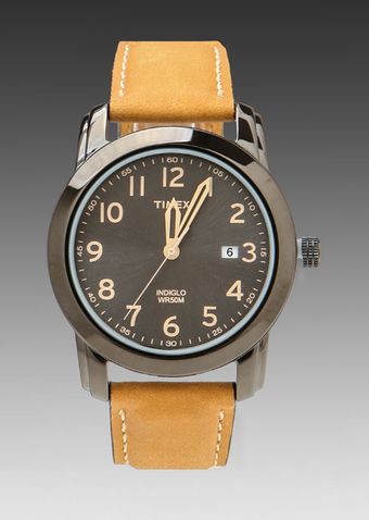 Timex® In Blacktan - Lyst