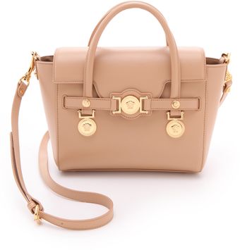 Versace Fold Over Tote with Medusa - Lyst
