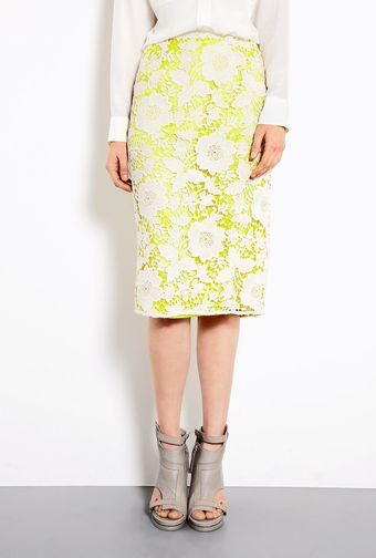 By Malene Birger Ainara Lace Crochet Skirt - Lyst