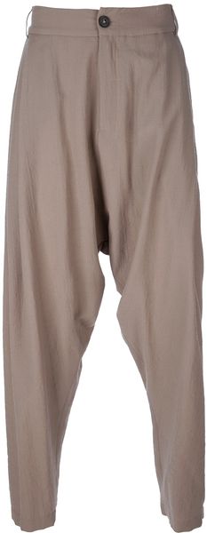 Damir Doma Drop Crotch Tapered Trouser - Lyst