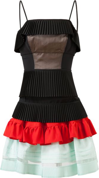 Emilio De La Morena Christobel Ruffle Pleated Flamenco Dress - Lyst