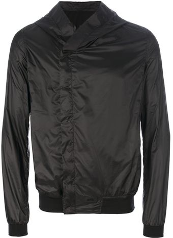 Emporio Armani Hooded Windbreaker - Lyst