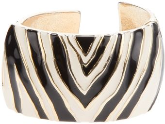 Givenchy Vintage Zebra Enamelled Bracelet - Lyst