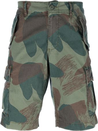Ralph Lauren Military Style Bermuda Shorts - Lyst