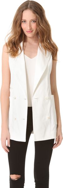 Richard Chai Love Vest with Patch Pockets - Lyst