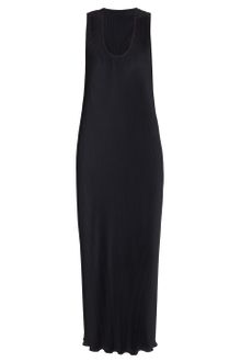 The Row Pleated Jersey Sleeveless Maxi Dress - Lyst