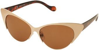 Topshop Metal Frame Cats Eye Sunglasses - Lyst