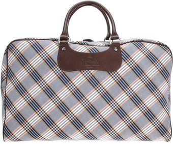 Vivienne Westwood Checked Holdall - Lyst