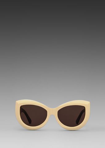 Wildfox Couture The Kitten Sunglasses in White - Lyst