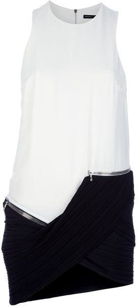 Anthony Vaccarello Sleeveless Dress - Lyst