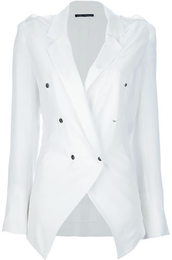 Anthony Vaccarello Slouchy Blazer - Lyst