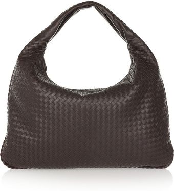 Bottega Veneta Maxi Veneta Intrecciato Leather Shoulder Bag - Lyst