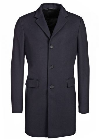 Calvin Klein Coat Dark Grey - Lyst