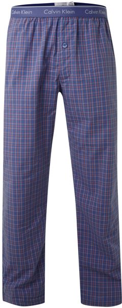Calvin Klein Warner Plaid Nightwear Trouser - Lyst