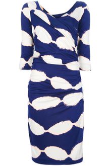 Diane Von Furstenberg Silk Printed Dress - Lyst