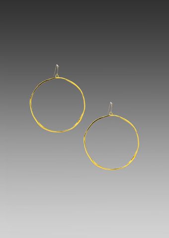 Gorjana G Ring Earrings in Gold - Lyst
