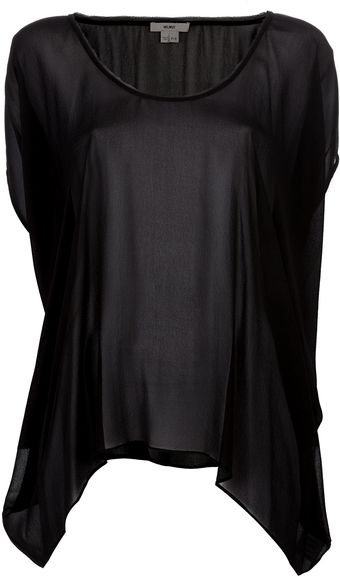 Helmut Lang Ghost Silk Top - Lyst
