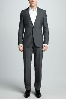 Hugo Boss Graph Check Twobutton Suit - Lyst