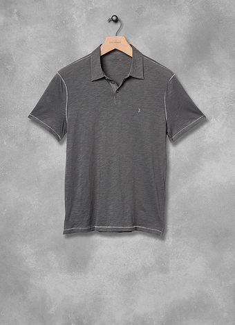 John Varvatos Soft Collar Polo - Lyst