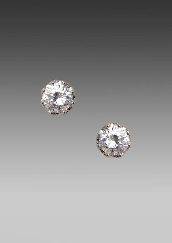 Juicy Couture Princess Studs in Silver - Lyst