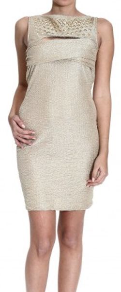 Just Cavalli Sleeveless Dress With Lurex-Studs - Lyst