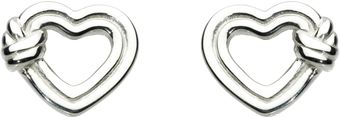 Kit Heath Clinch Heart Stud Earrings - Lyst